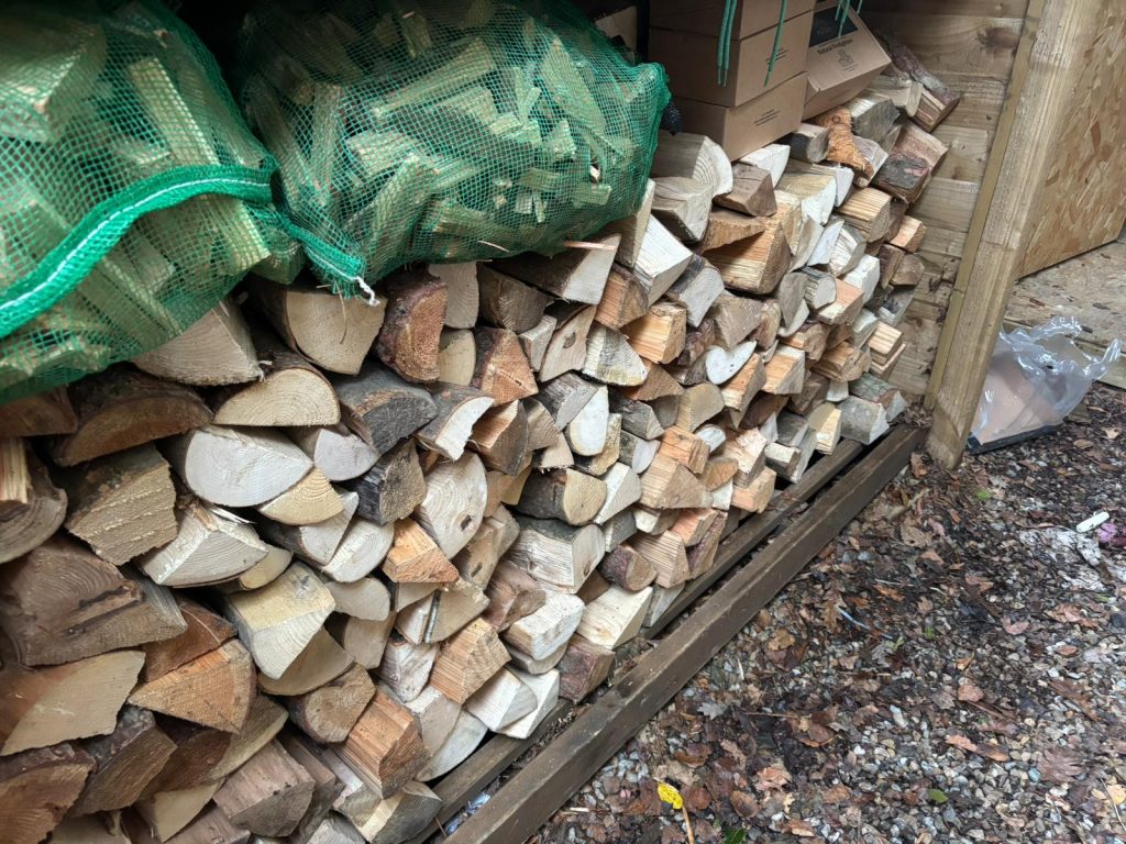 Firewood stored